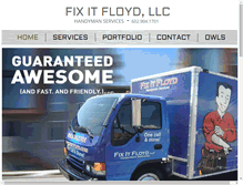 Tablet Screenshot of fixitfloyd.com